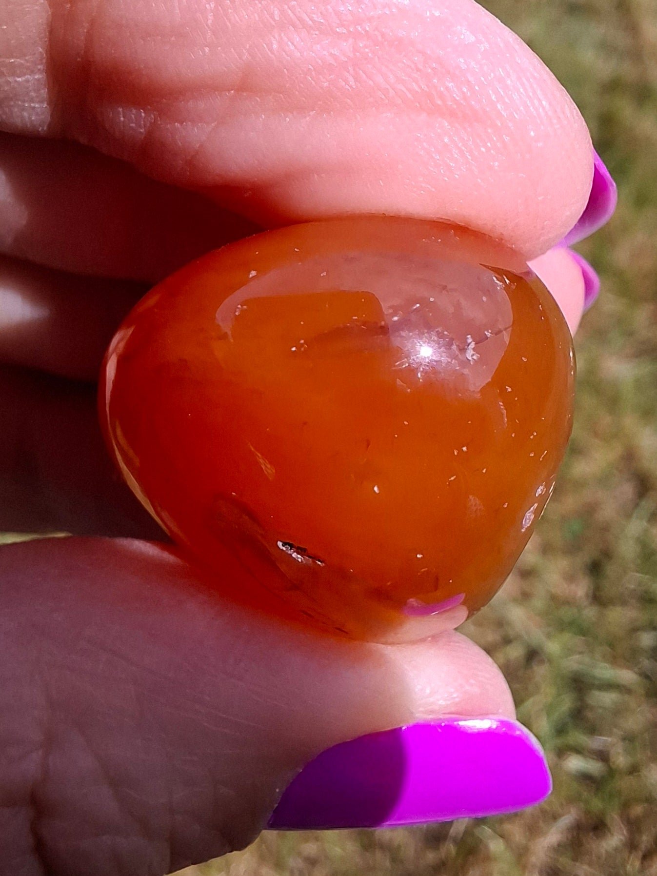 Carnelian, Tumble Stone, Crystal (Ref: T65)