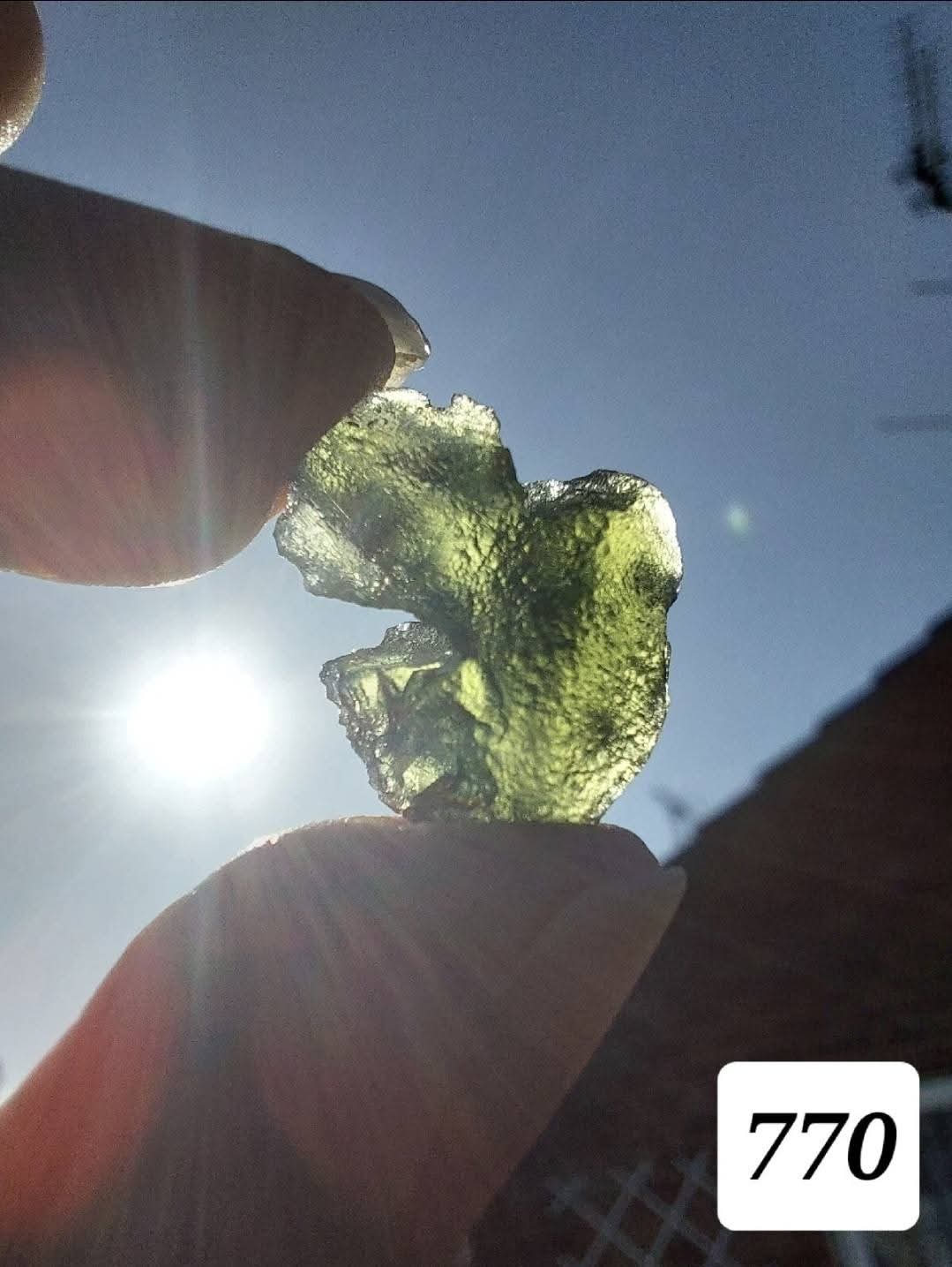 Moldavite Piece, 1.84g, Tektite (Ref: 770)