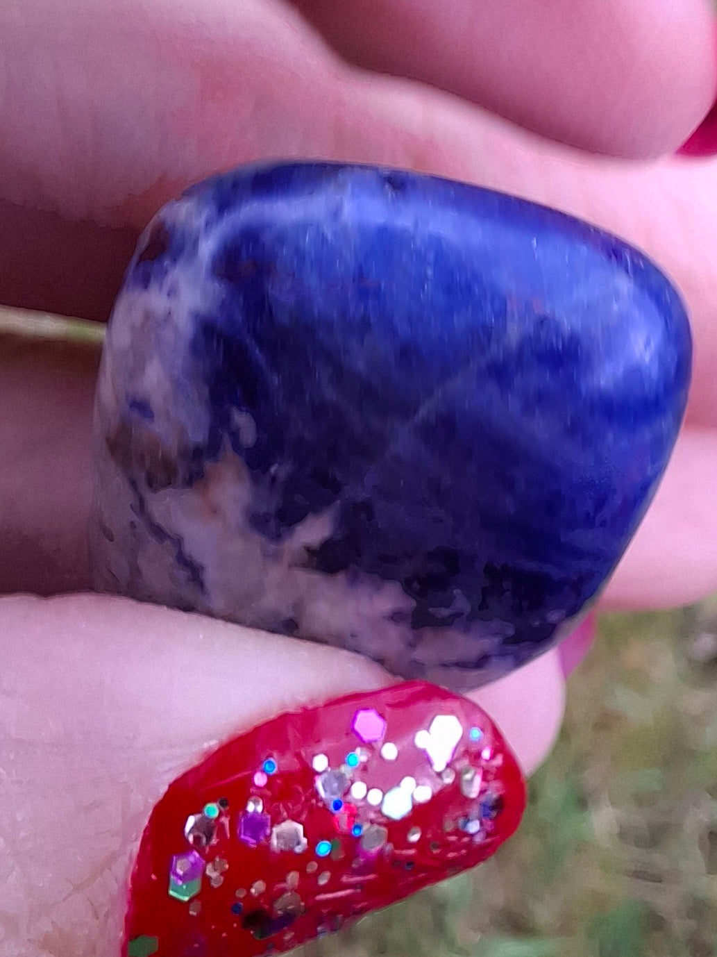 Sodalite, Tumble Stone, Crystal (Ref: T153)