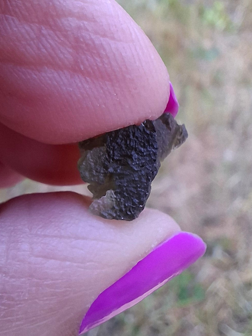 Moldavite Piece, 1.00g, Tektite (Ref: 1442)
