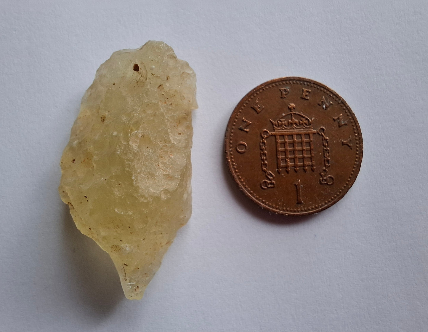 Libyan Desert Glass Piece 6.33g, Tektite