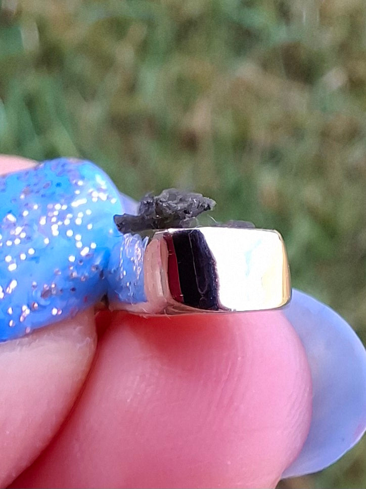 Moldavite Pendant, 925 Silver, Tektite (Ref: P47)