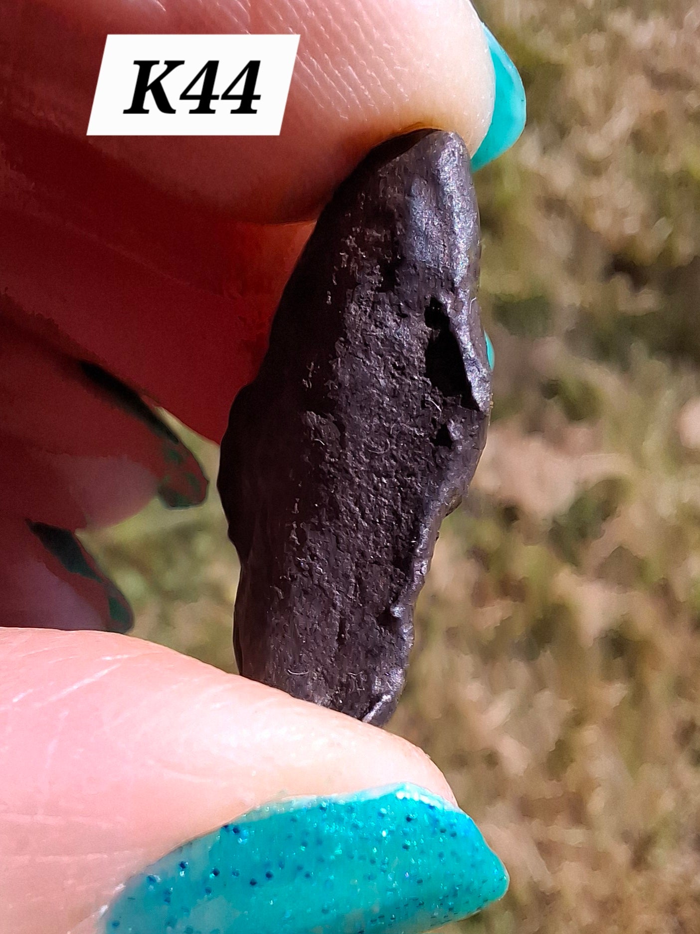 Gebel Kamil Iron Meteorite, 12.34g (Ref: K44)