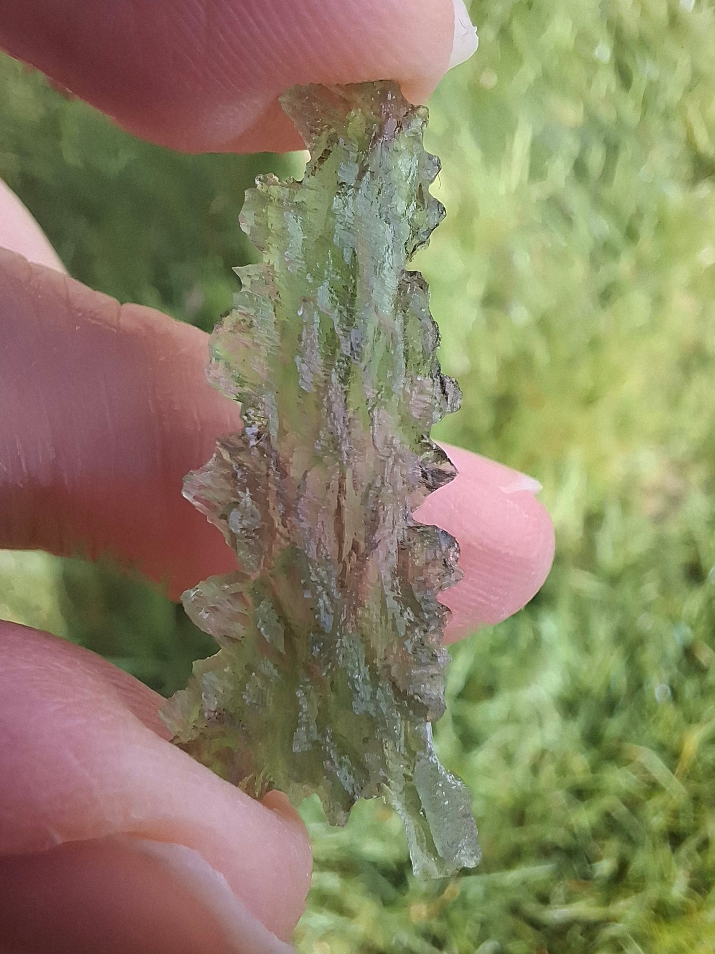 Moldavite Piece, JEZKOVNA BESEDNICE, 1.41g, Tektite (Ref: 1283)