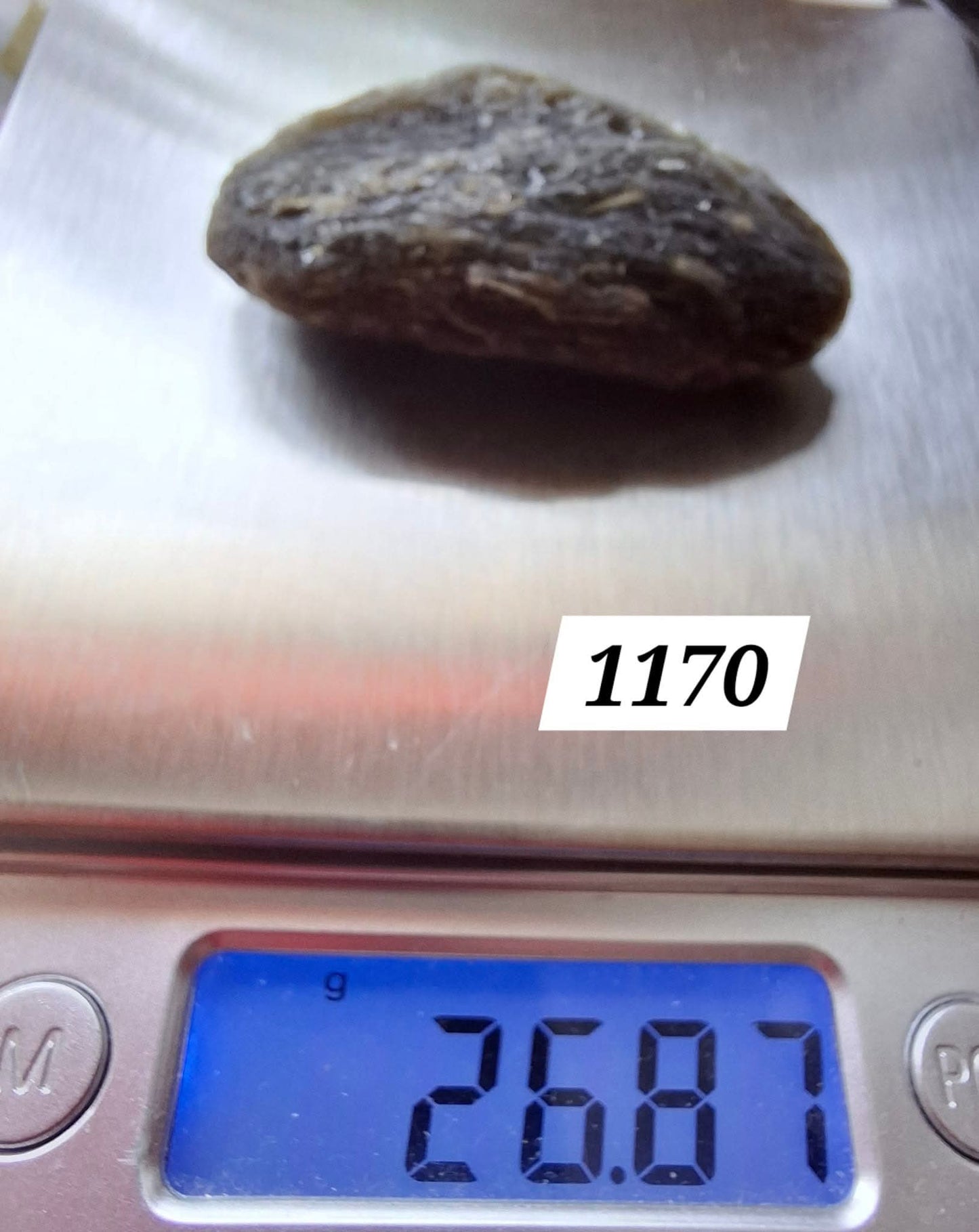 Moldavite Piece, NESMEN HURKA,  26.87g, Tektite (Ref: 1170)