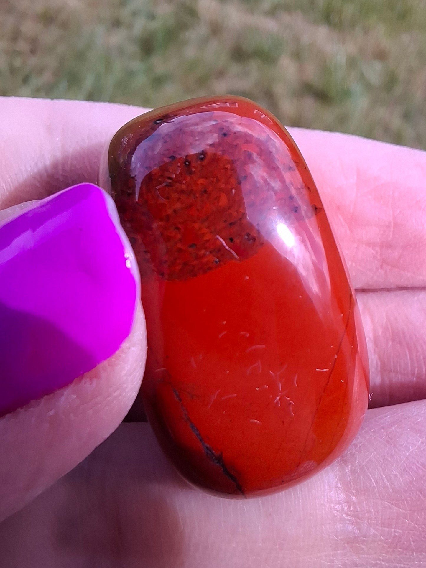 Red Jasper, Tumble Stone, Crystal (Ref: T91)