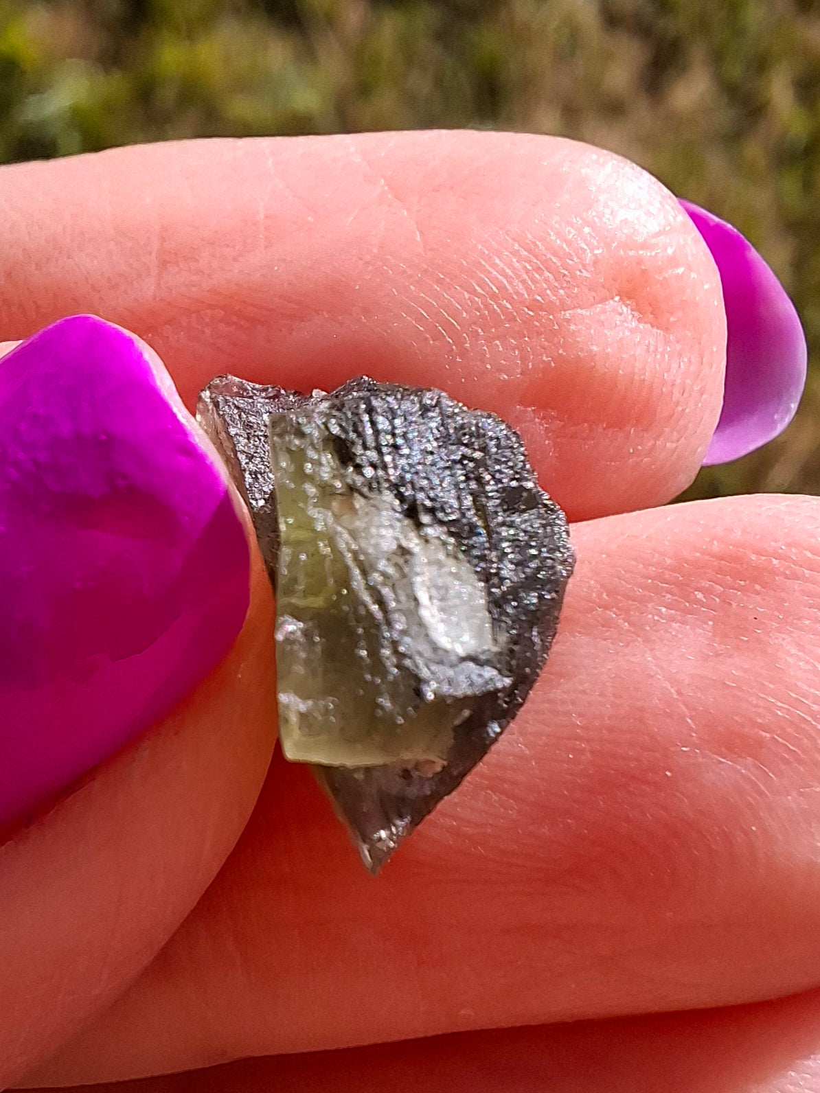 Moldavite Piece, 1.20g, Tektite (Ref: 1440)