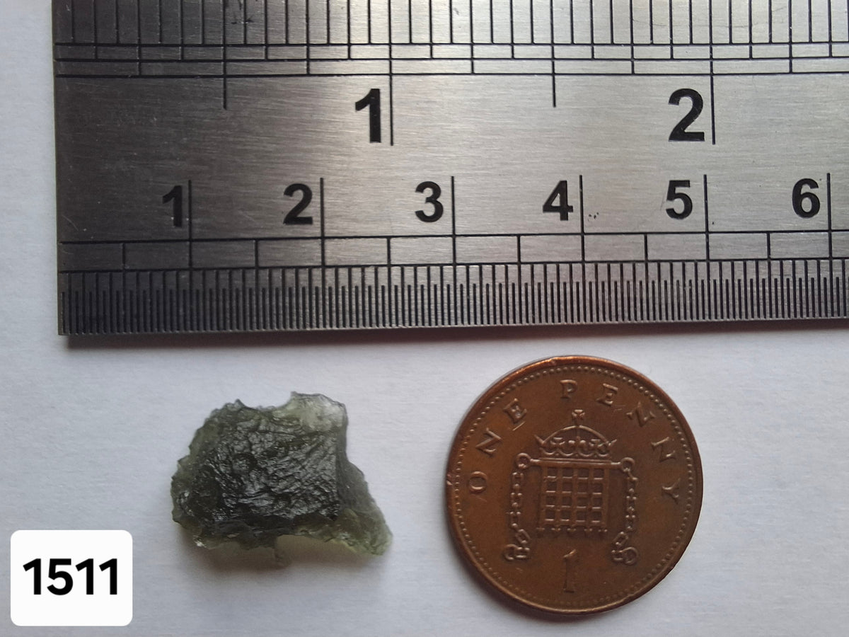 Moldavite Piece, 1.14g, Tektite (Ref: 1511)