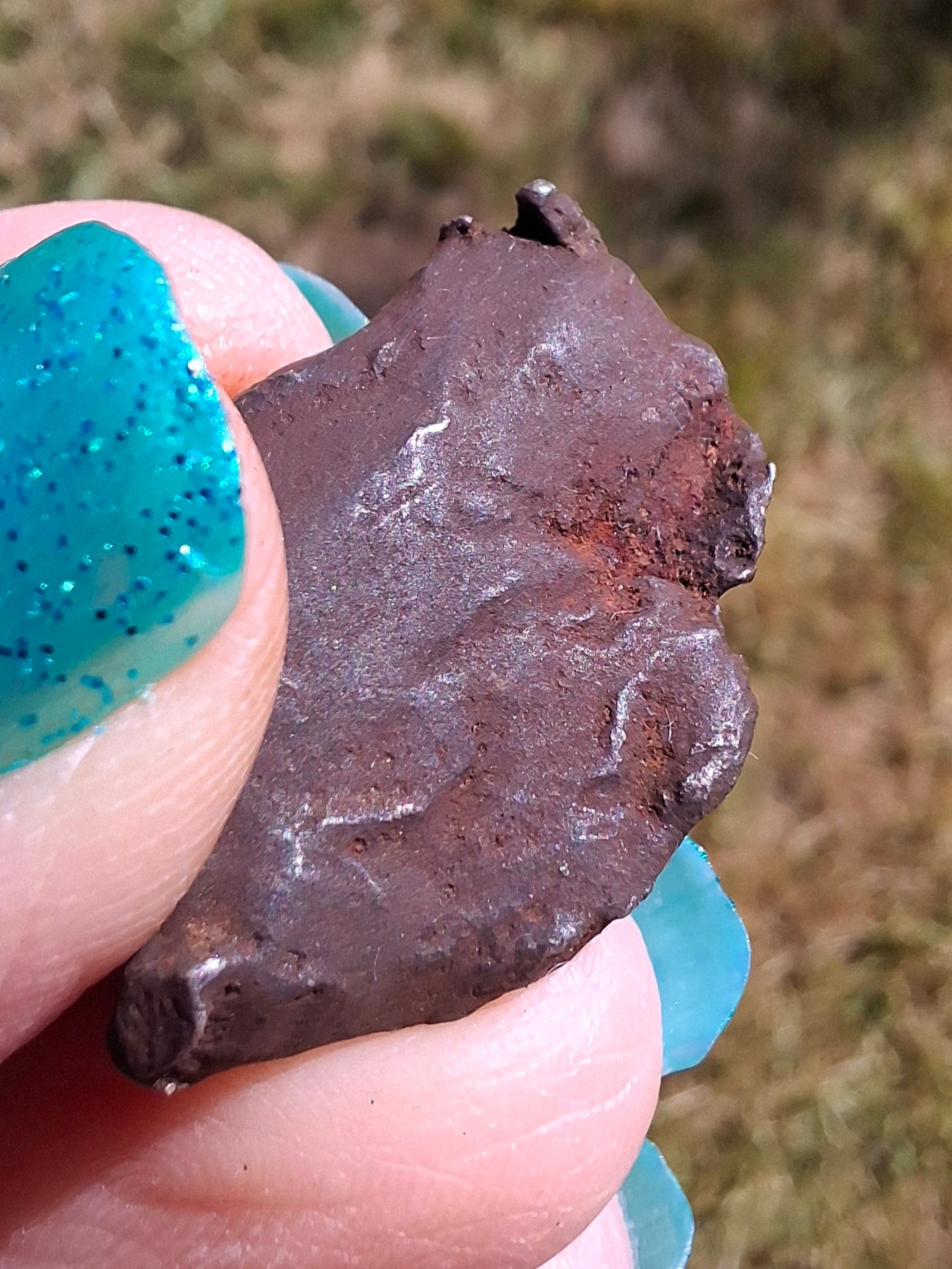 Gebel Kamil Iron Meteorite, 13.55g (Ref: K41)