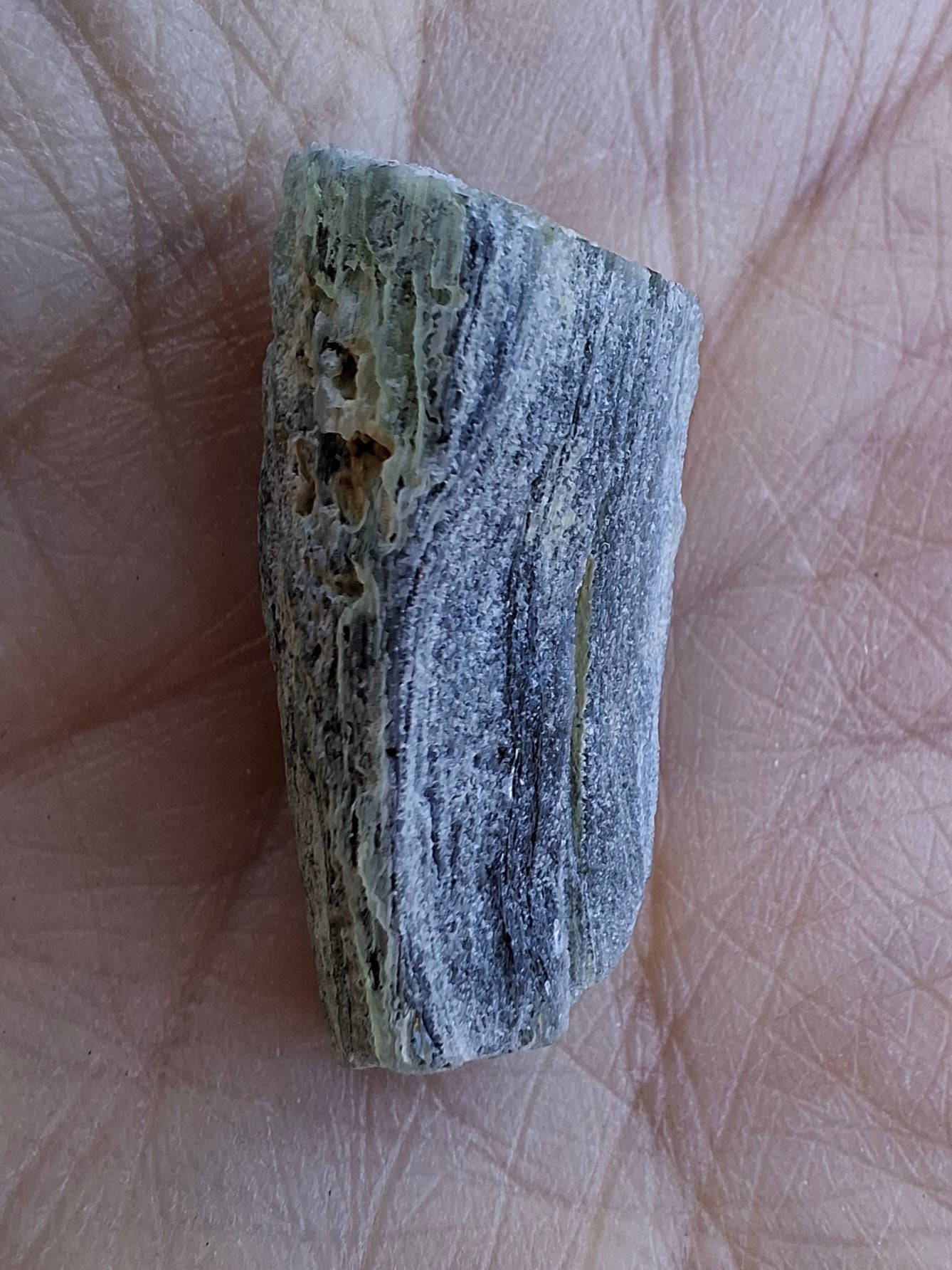 Moldavite Piece, SNOWFLAKE, FROSTED, BARTOCHOV, 4.36g, Tektite (Ref: 1371)