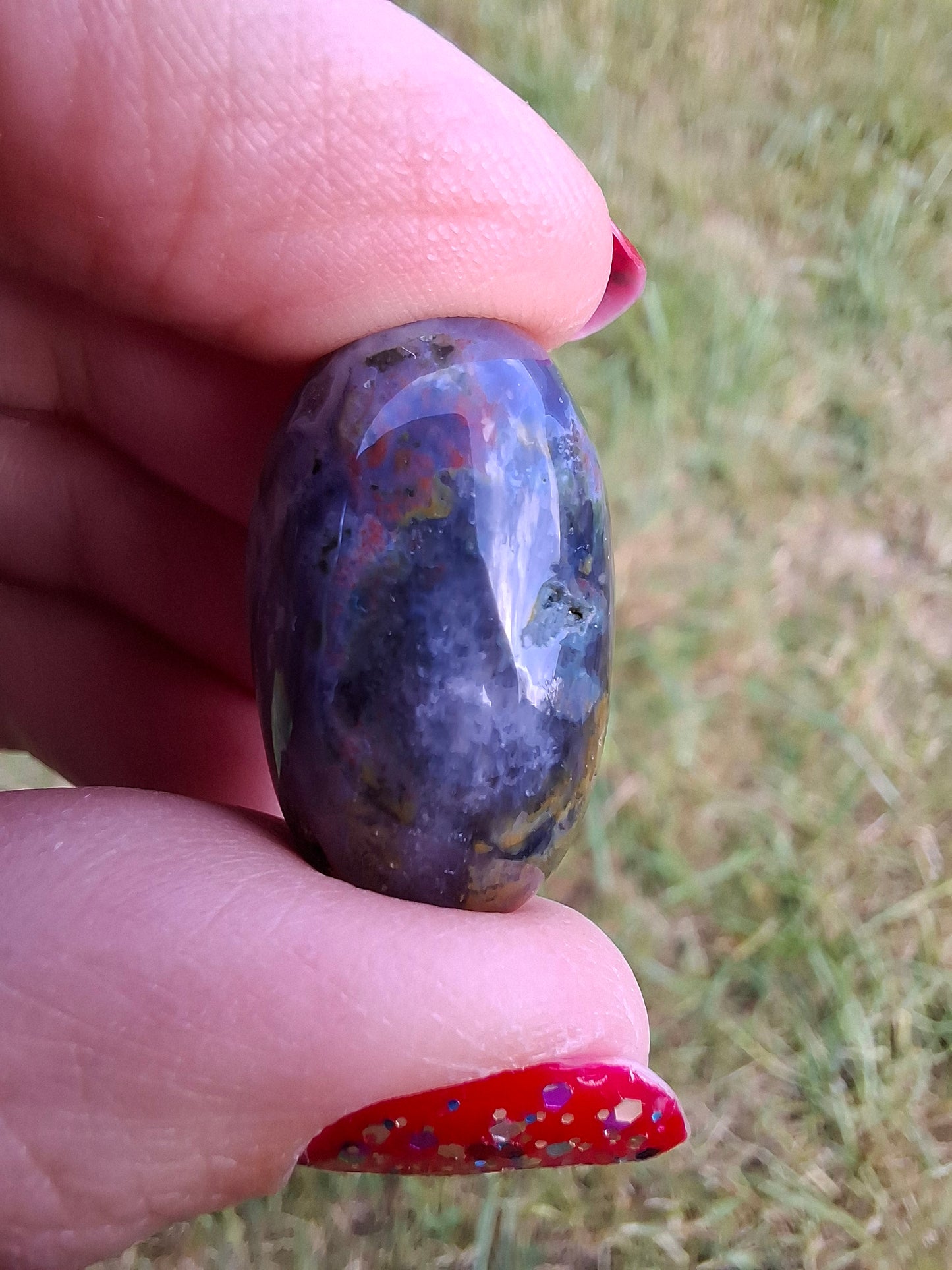 Ocean Jasper, Tumble Stone, Crystal (Ref: T201)