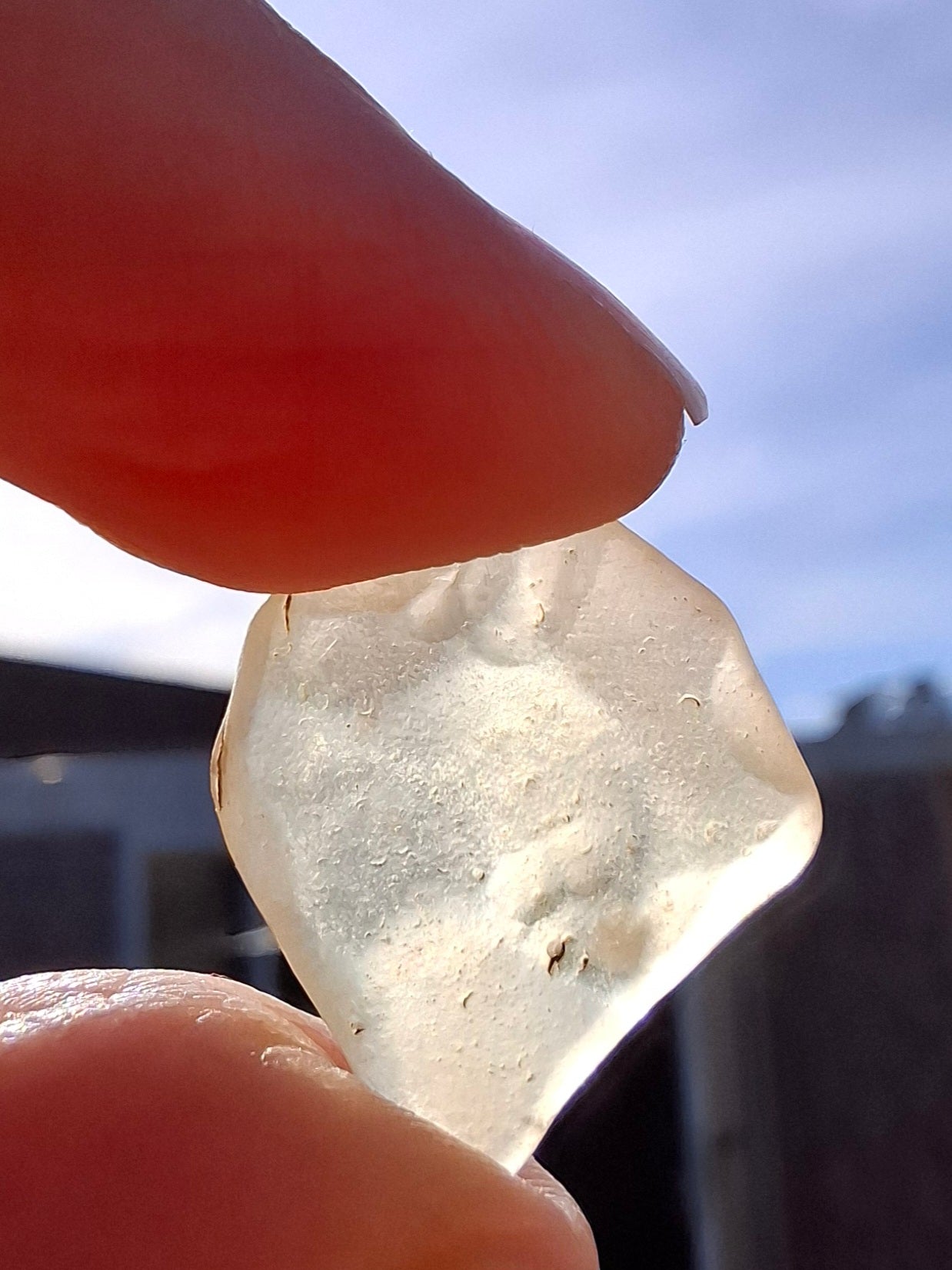 Libyan Desert Glass small Piece, 1.65g, Tektite (Ref: L1351)