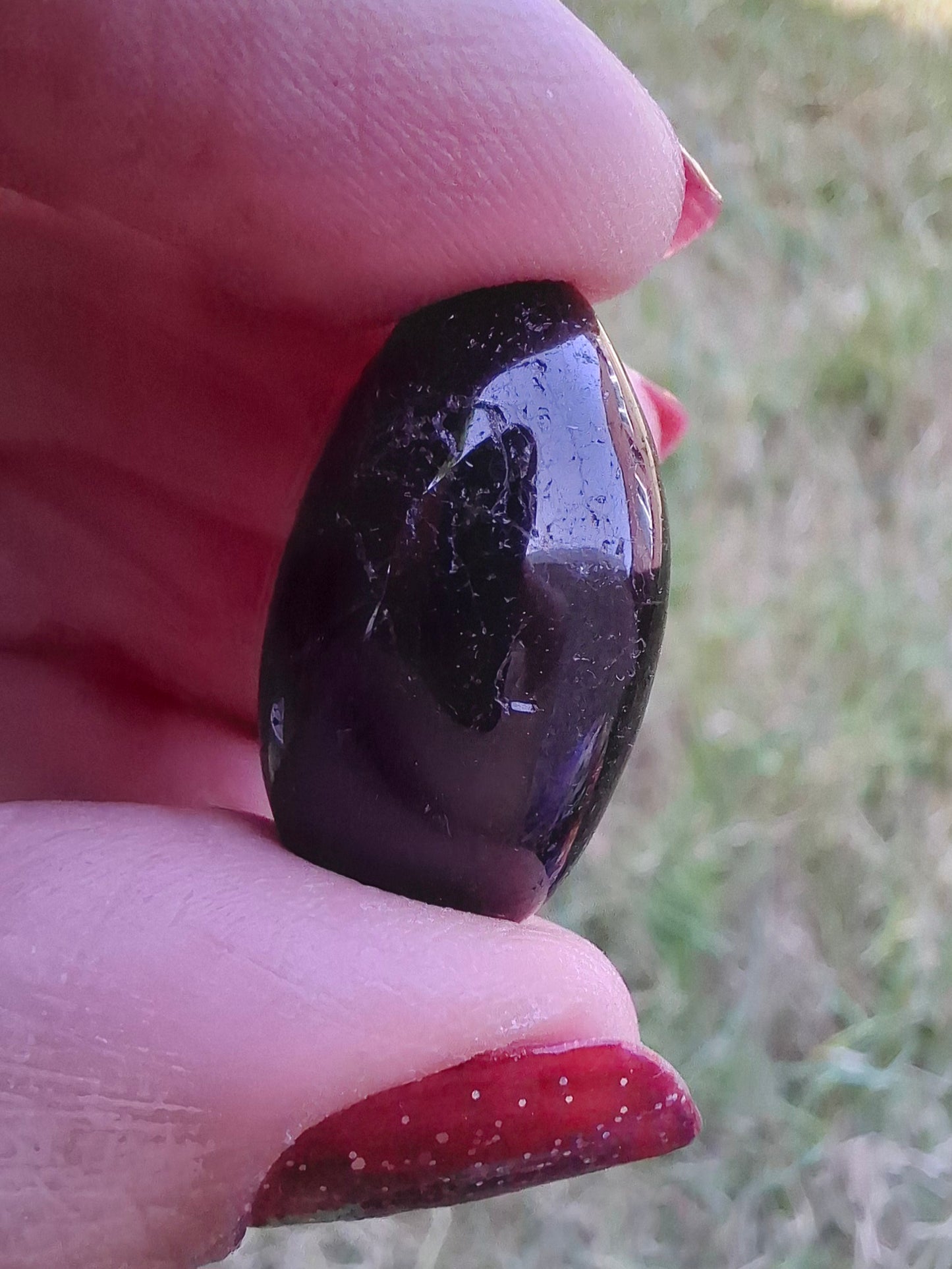 Black Tourmaline, Tumble Stone, Crystal (Ref: T223)