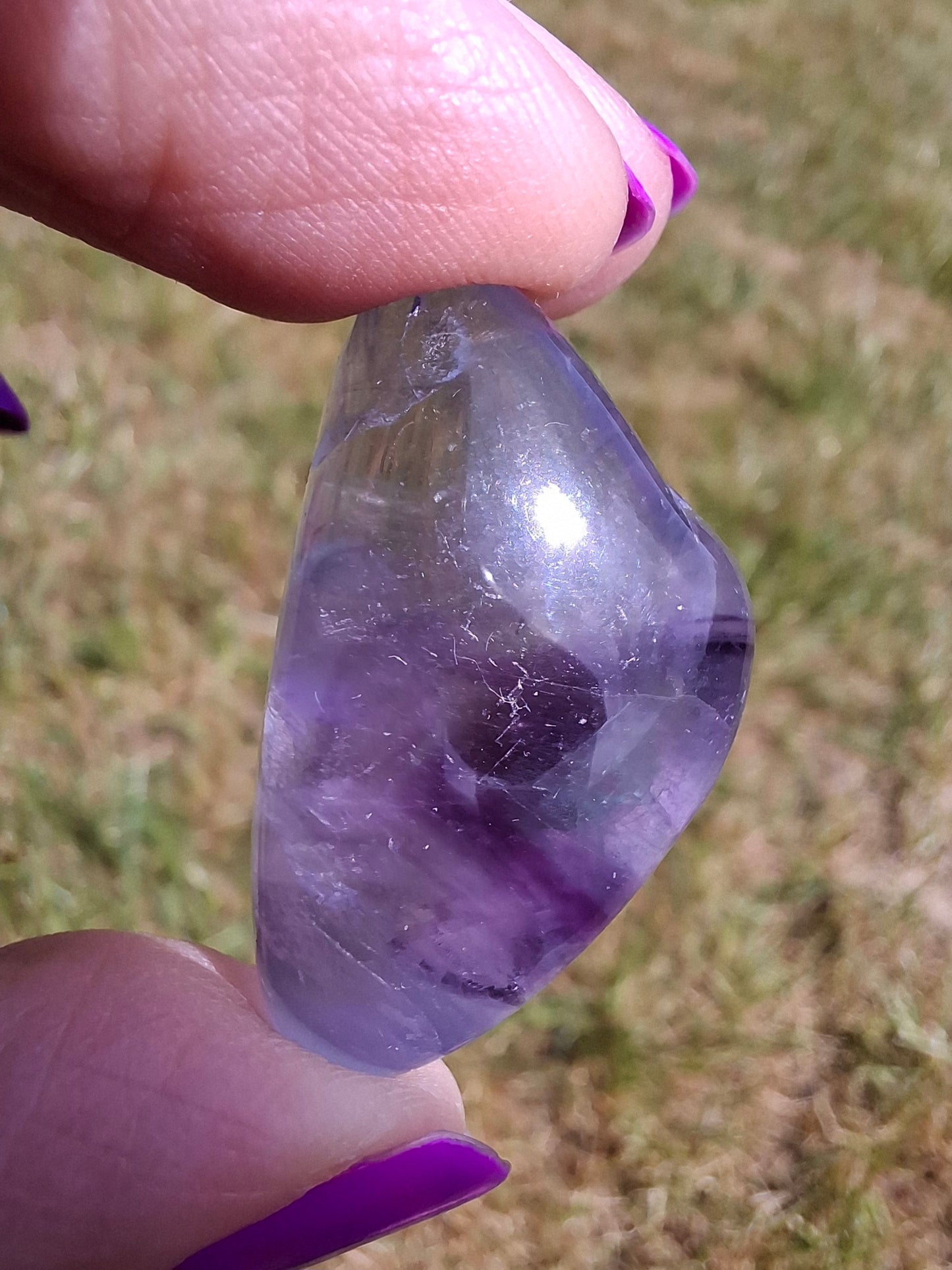 Fluorite, Tumble Stone, Crystal (Ref :T46)