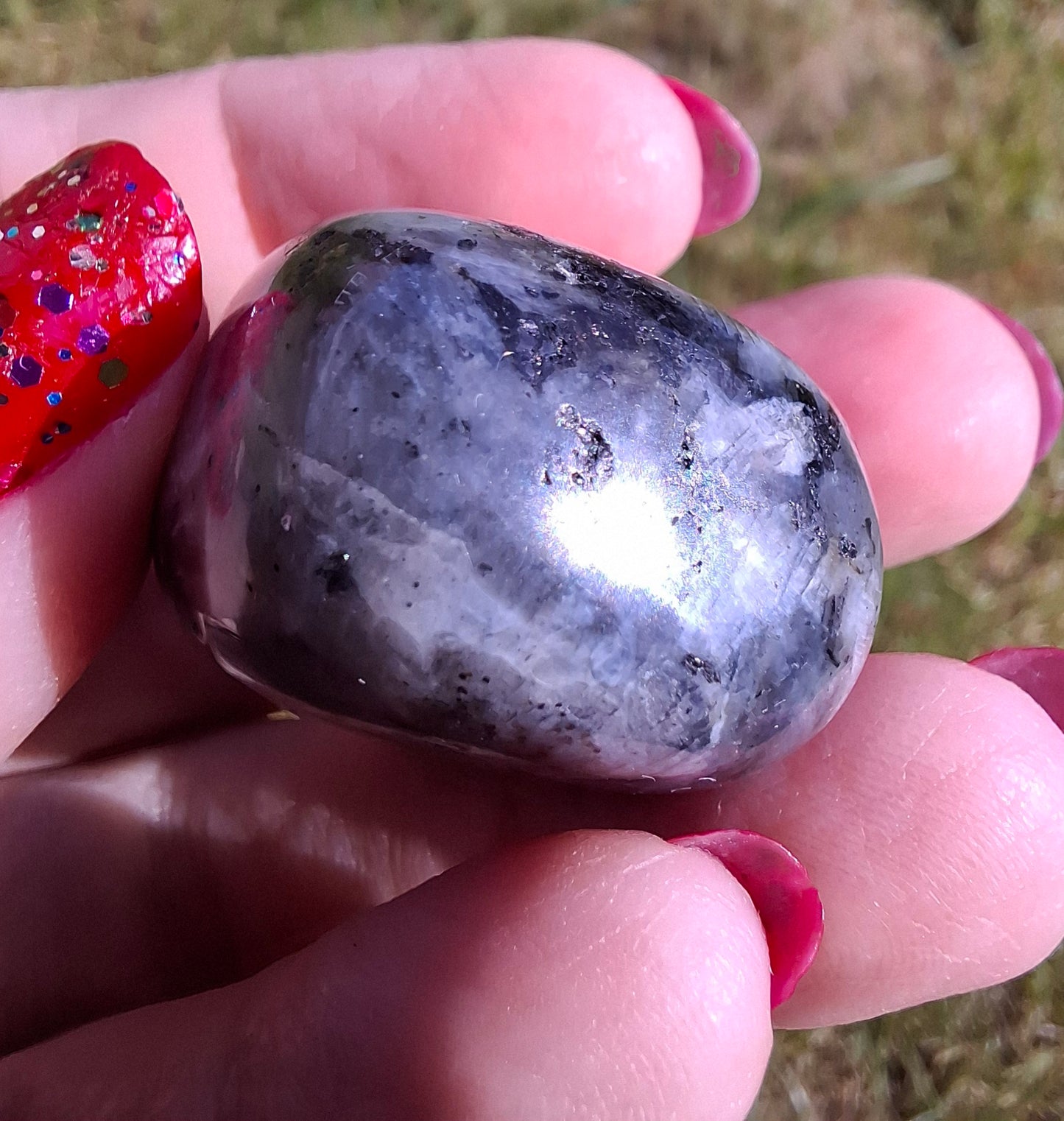 Larvikite, Tumble Stone, Crystal (Ref: T127)