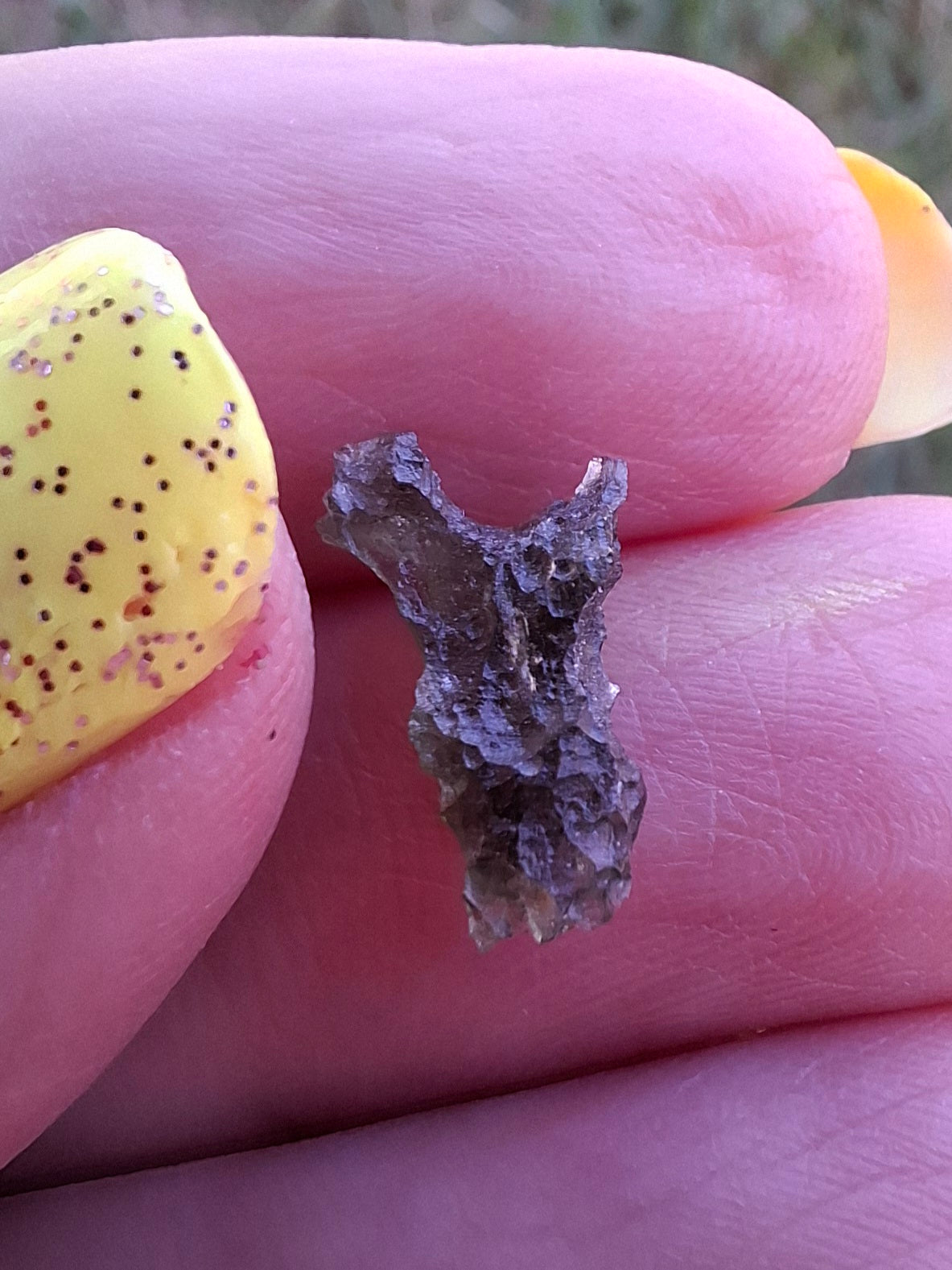 Moldavite small Piece, 0.34g, Tektite (Ref: 1476)