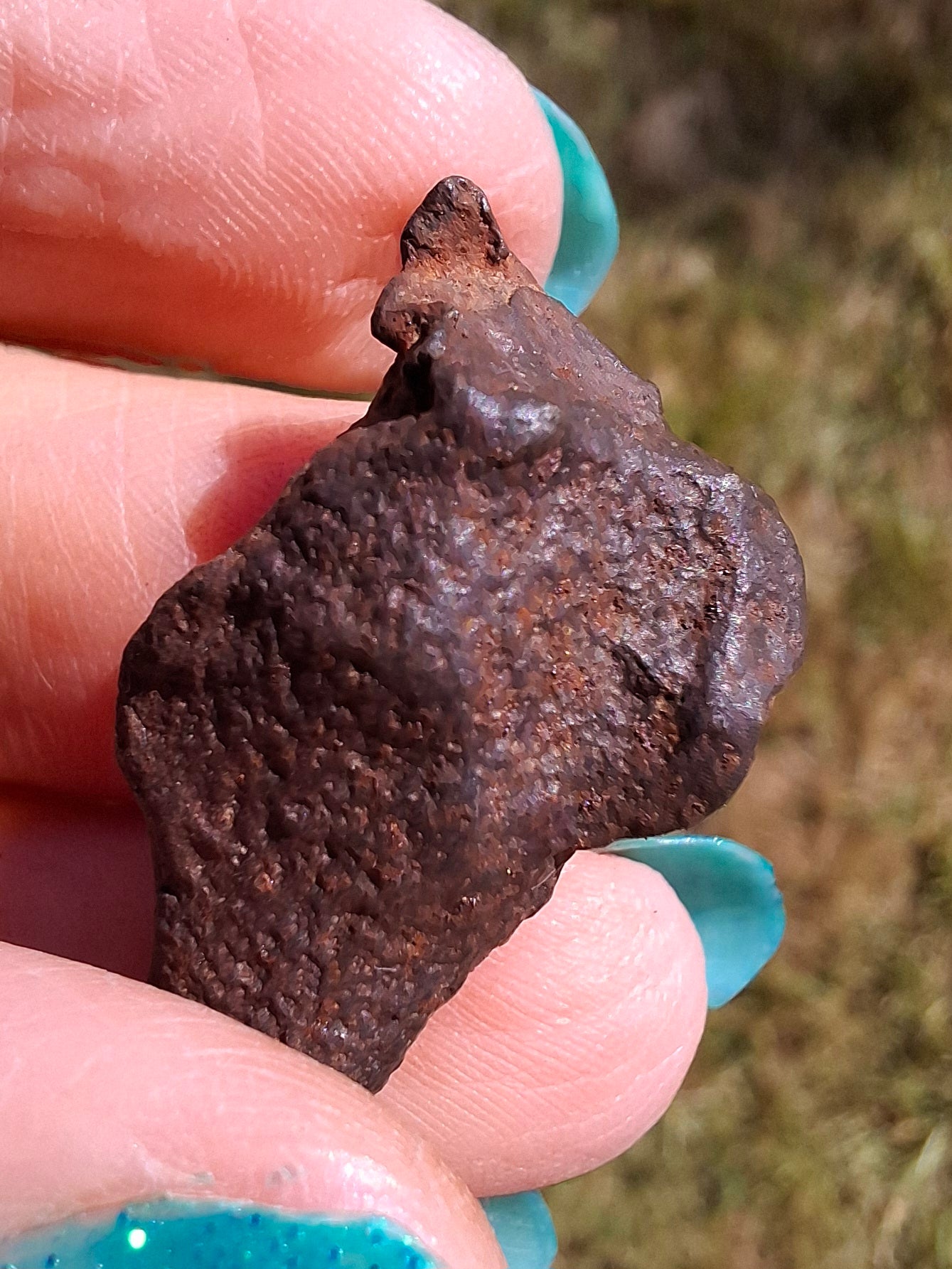 Gebel Kamil Iron Meteorite, 13.55g (Ref: K43)