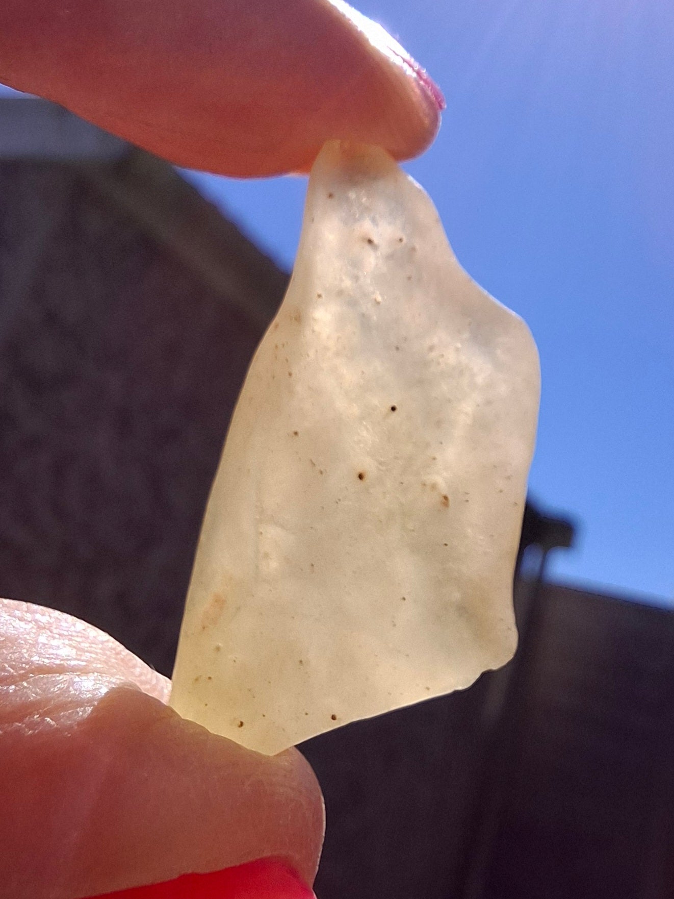 Libyan Desert Glass Piece, 6.49g, Tektite (Ref: LE277)