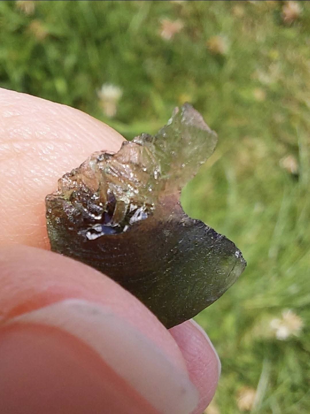 Moldavite Piece, 1.10g, Tektite (Ref: E230)