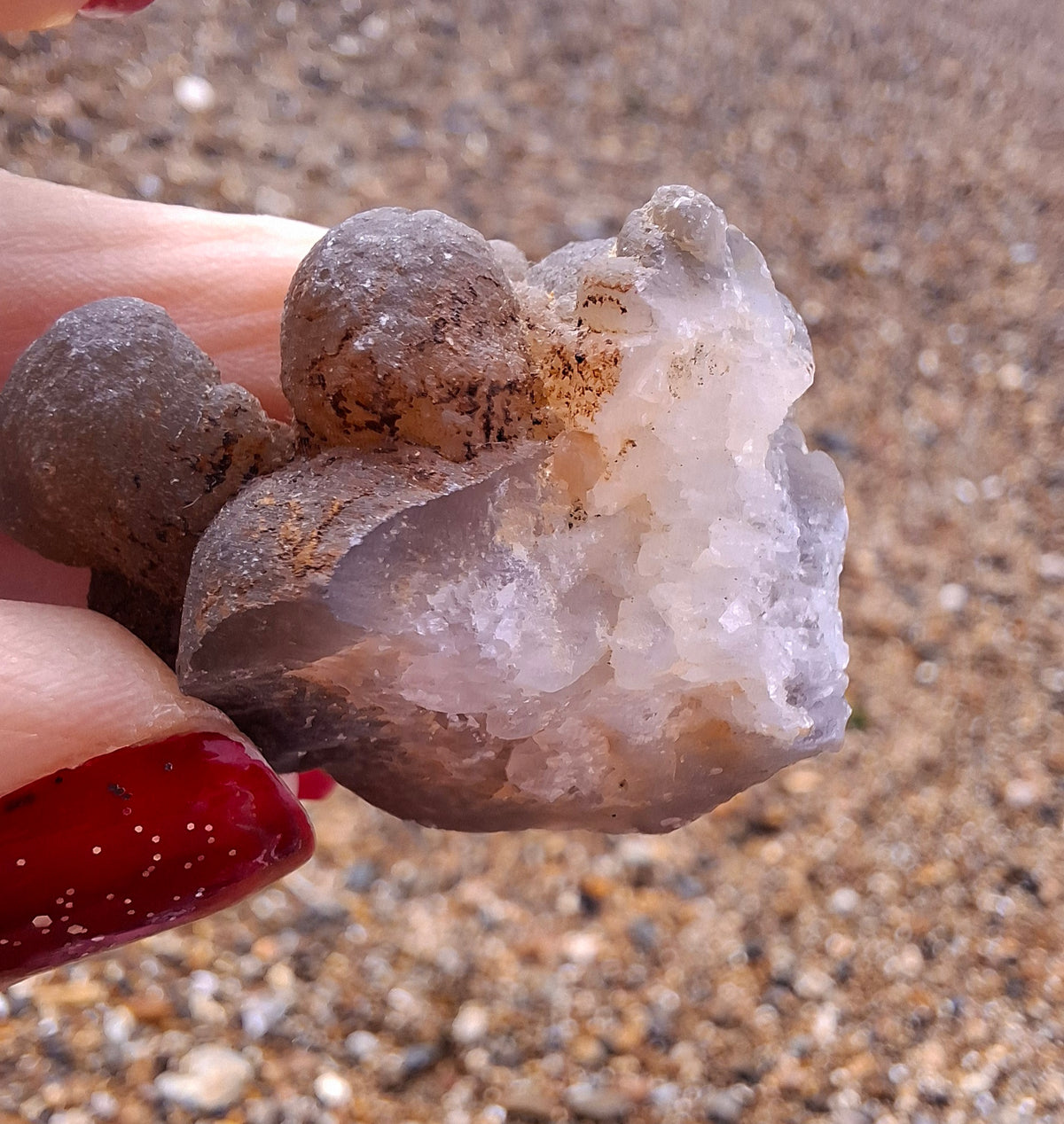 Nebula Chalcedony, 18.80g, Fossil (Ref: NC9)