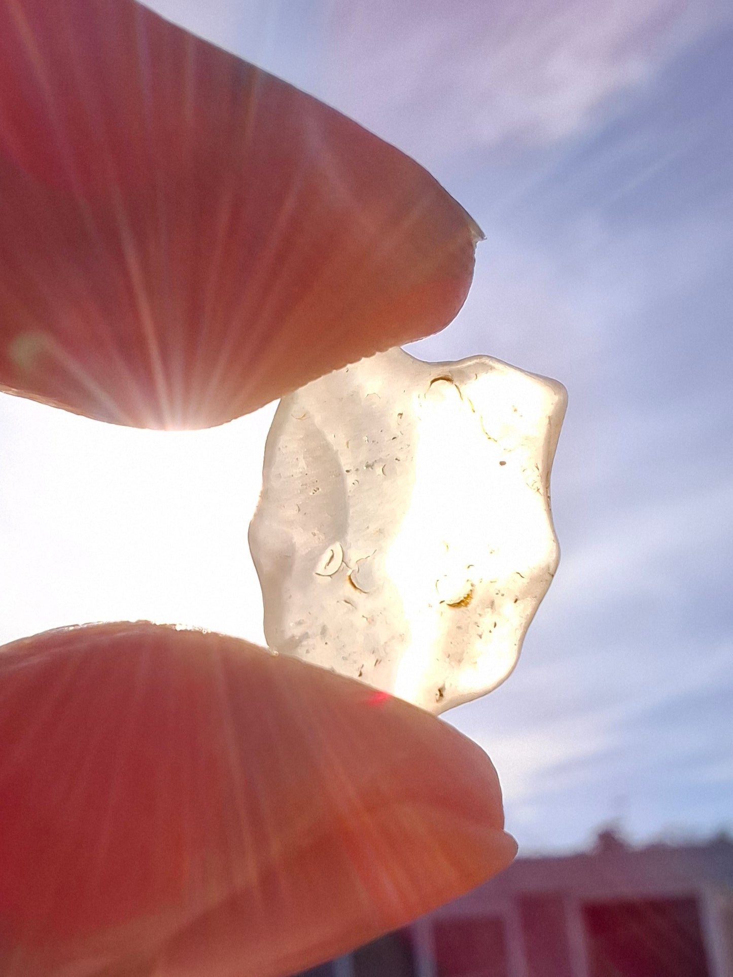 Libyan Desert Glass small Piece, 1.55g, Tektite (Ref: L1347)