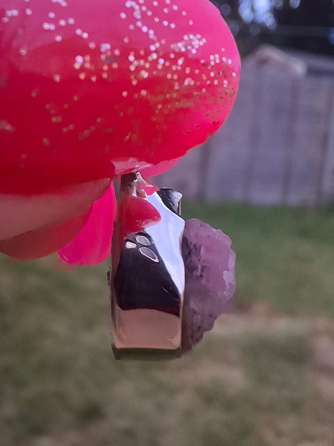 Pink Tourmaline Pendant, 925 Silver, Crystal (Ref: PT85)