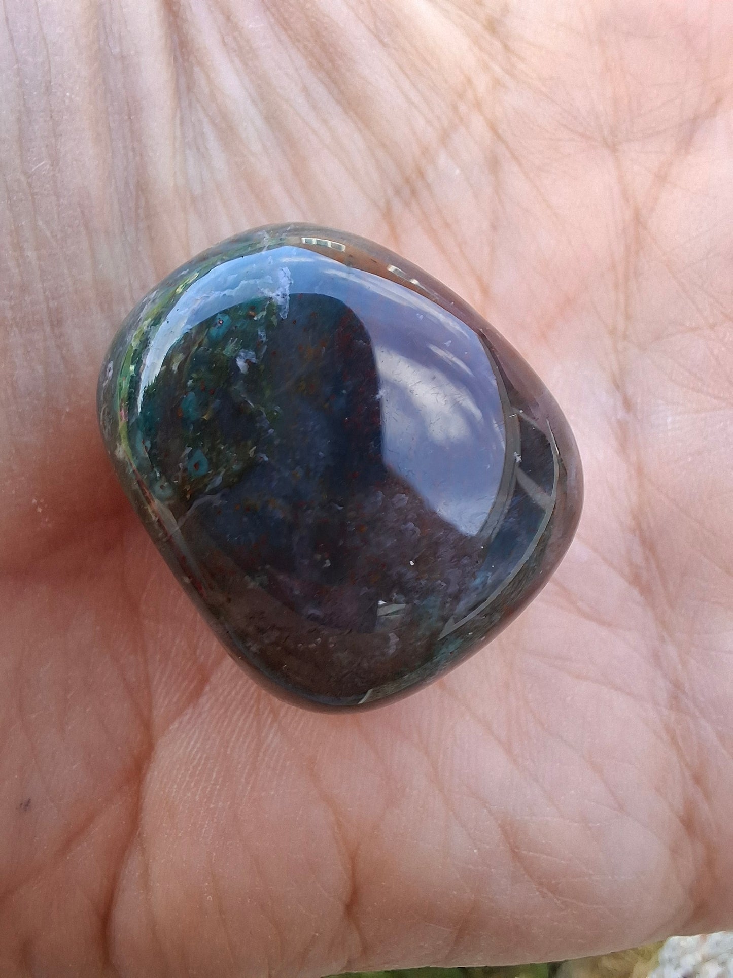 Ocean Jasper, Tumble Stone, Crystal (Ref: T202)