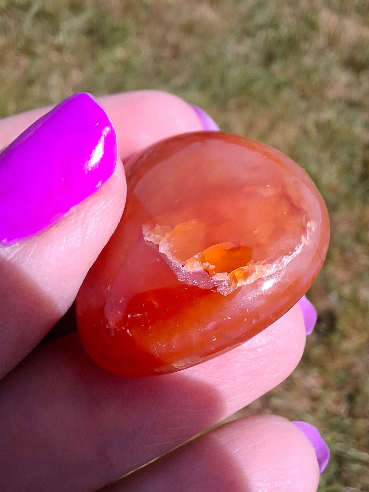 Carnelian, Tumble Stone, Crystal (Ref: T62)