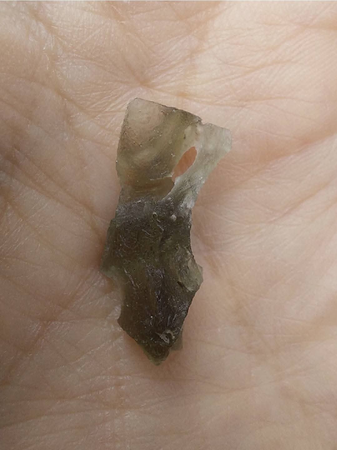 Moldavite Piece, 1.10g, Tektite (Ref: E158)