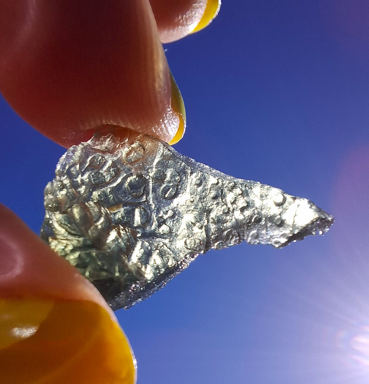 Moldavite Piece, 1.03g, Tektite (Ref: 1516)