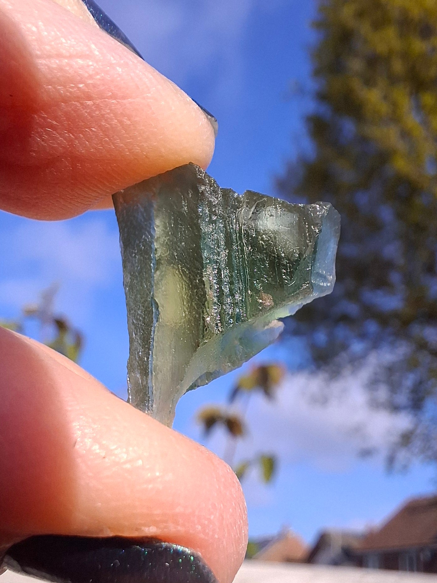 Moldavite Piece, 1.94g, Tektite (Ref: 1390)