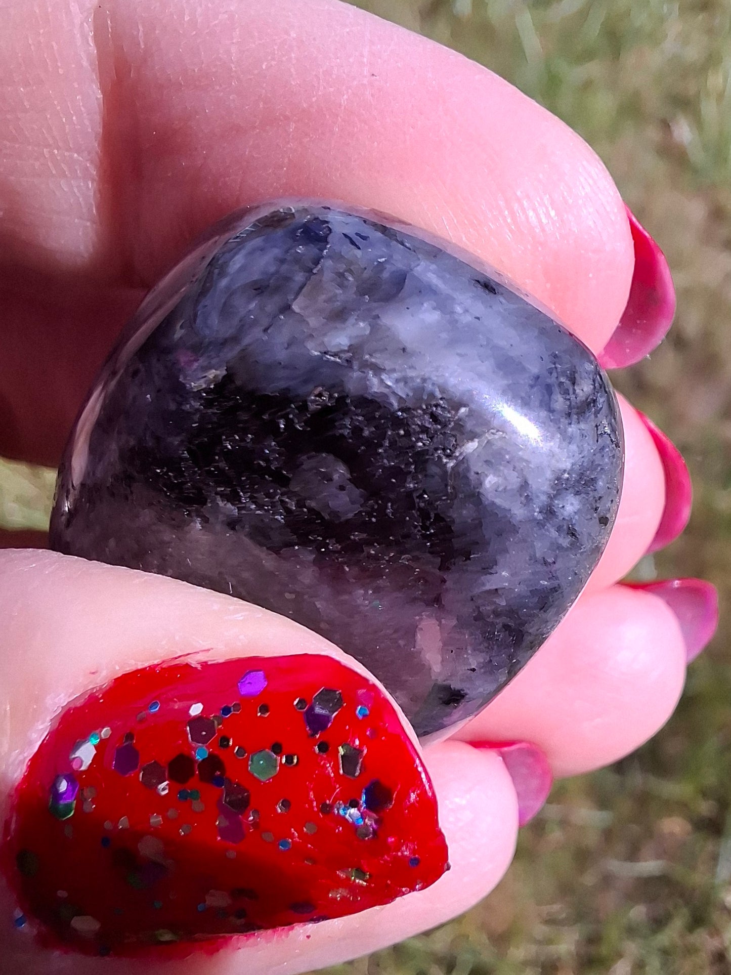 Larvikite, Tumble Stone, Crystal (Ref: T126)