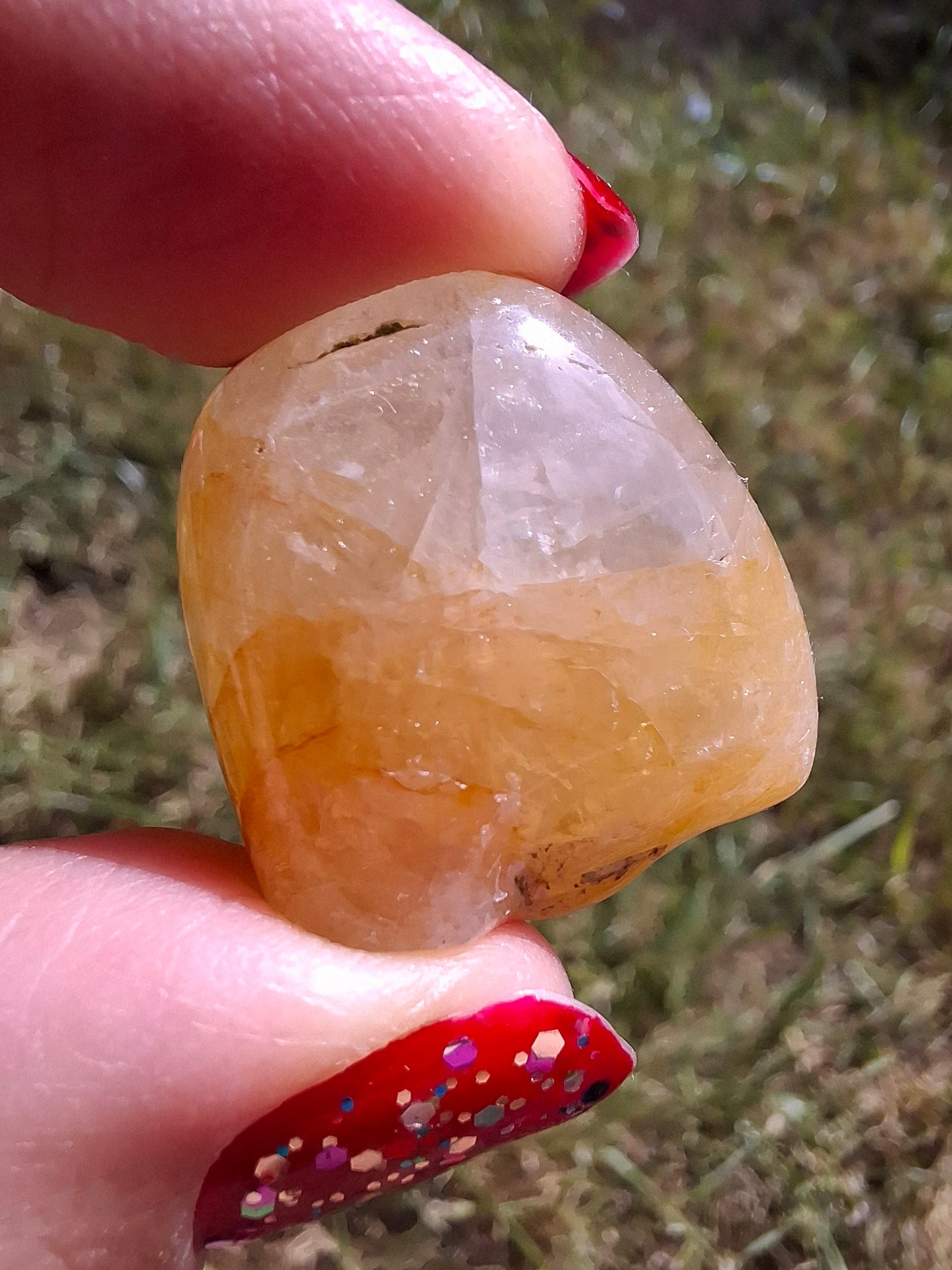 Golden Healer, Tumble Stone, Crystal (Ref: T194)