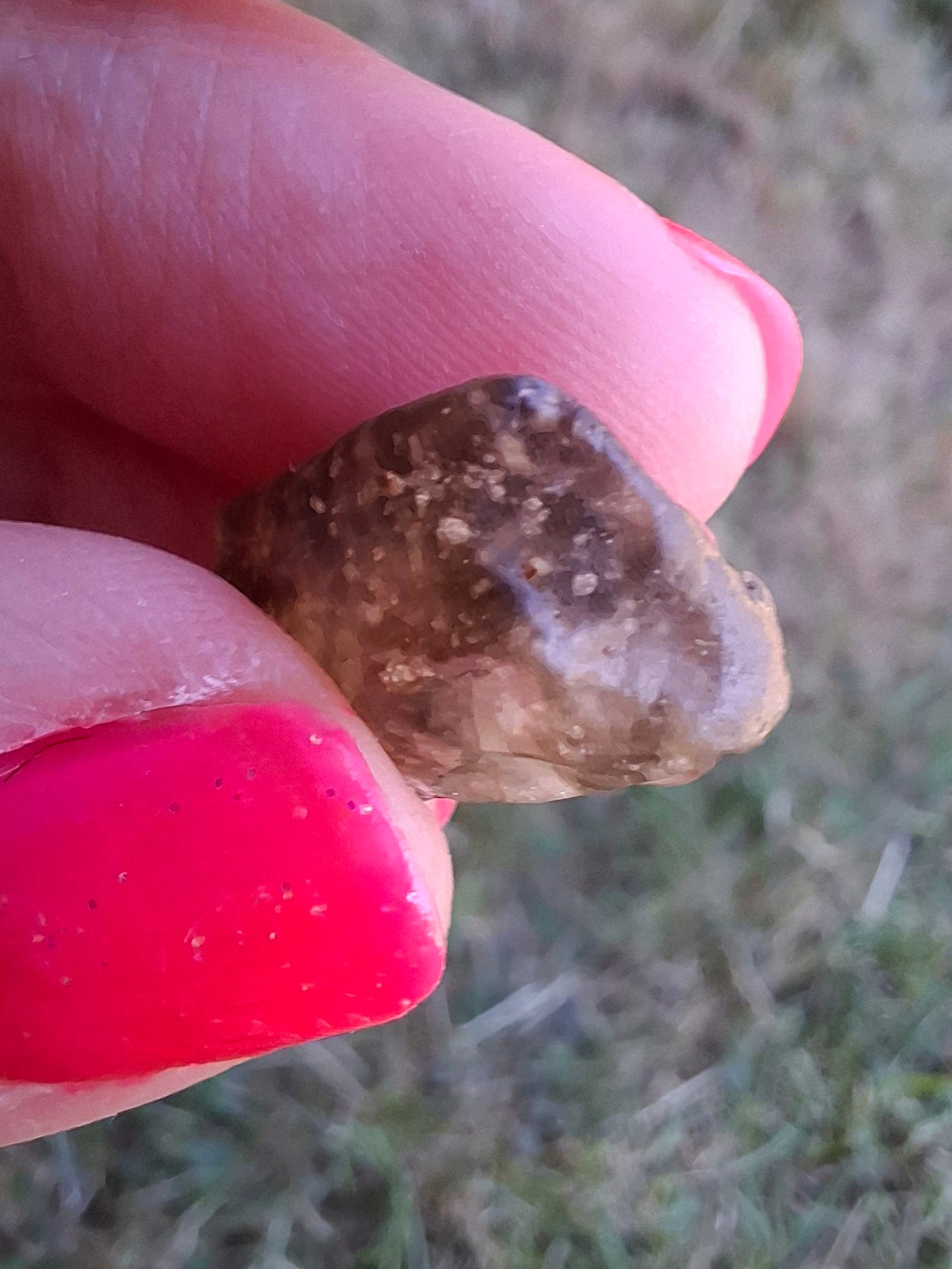 Libyan Desert Glass (darker) Piece, 3.40g, Tektite (Ref: L1362)