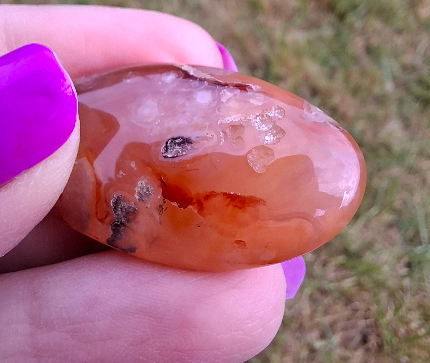 Carnelian, Tumble Stone, Crystal (Ref: T64)