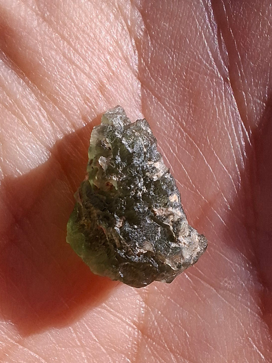 Moldavite Piece, 1.23g, Tektite (Ref: 1484)