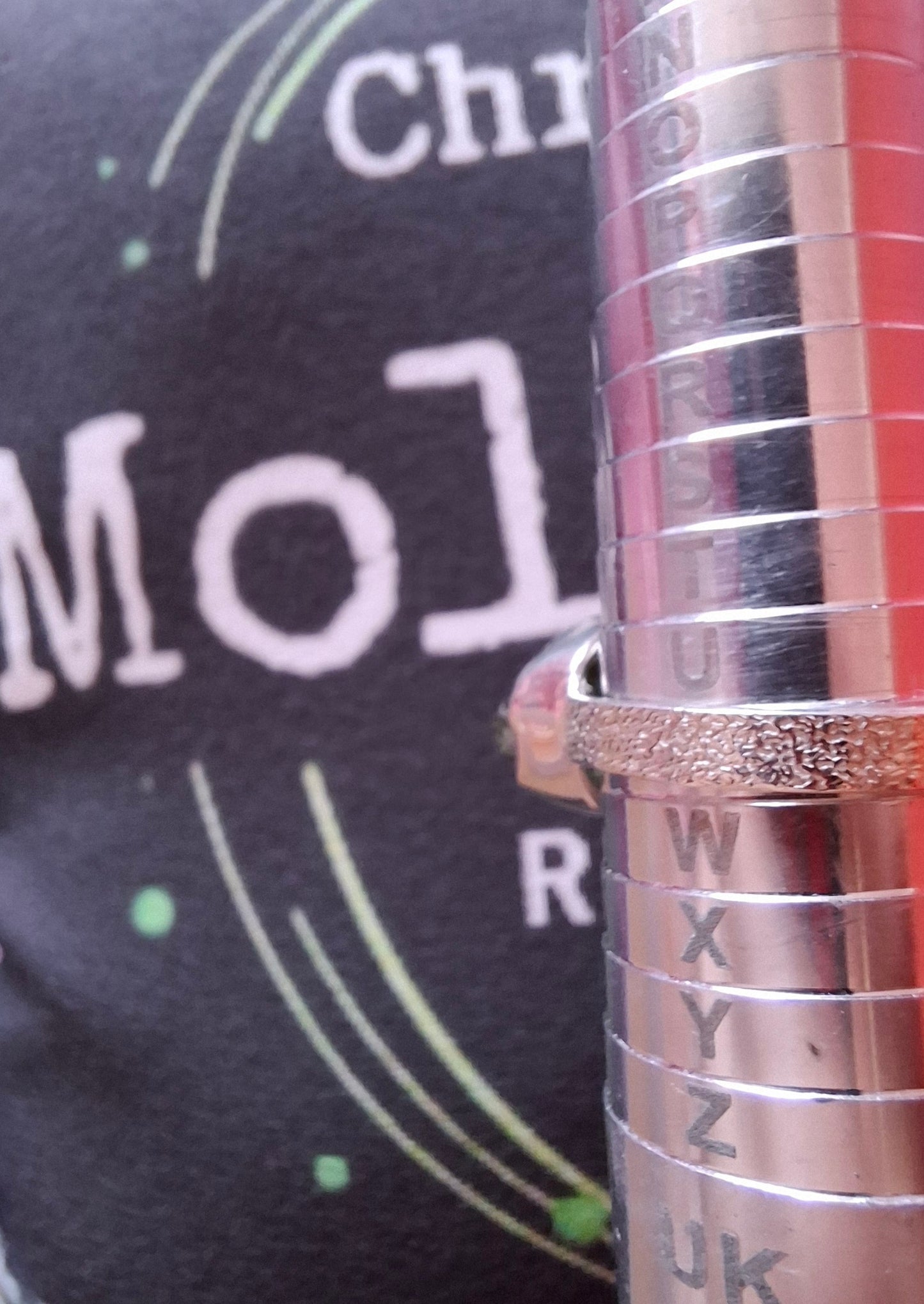 Moldavite Ring, size V, 925 Silver, Tektite (Ref: R326)
