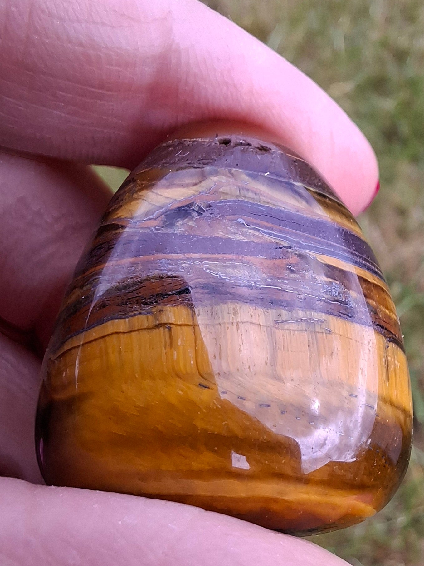 Tigers Eye, Tumble Stone, Crystal (Ref: T133)