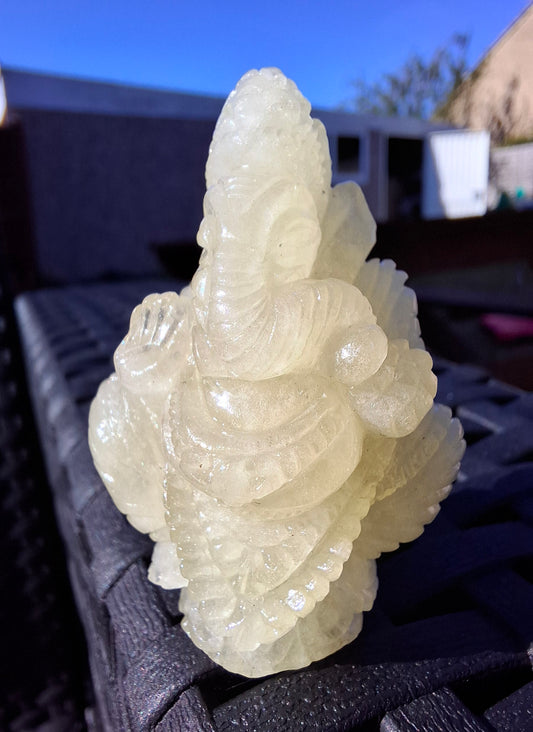 Libyan Desert Glass GANESHA craving, 31.21g, Tektite (Ref: Ganesha2)