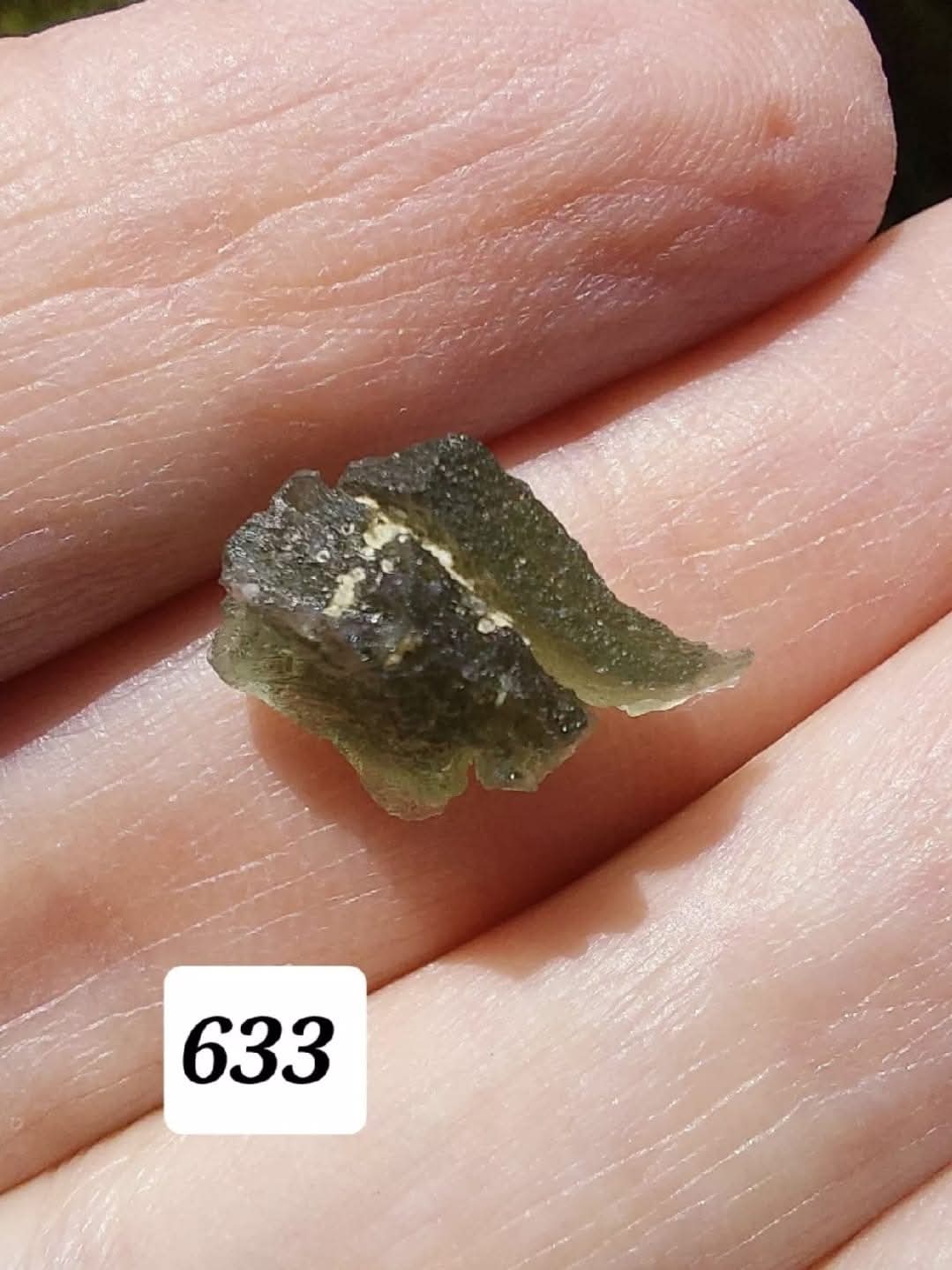 Moldavite Piece, 1.00g, Tektite (Ref: 633)