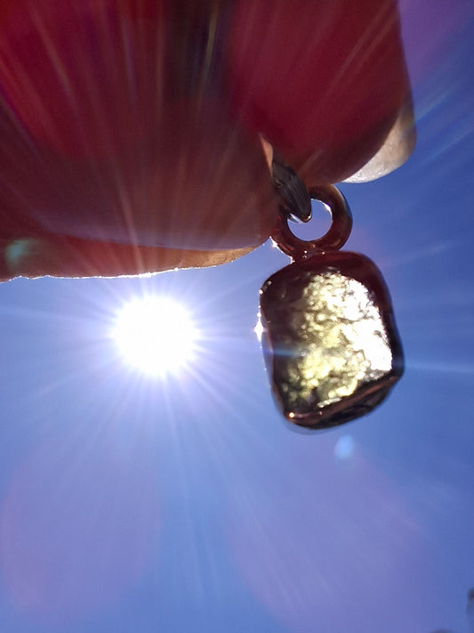 Moldavite Pendant, 925 Silver, Tektite (Ref: P61)