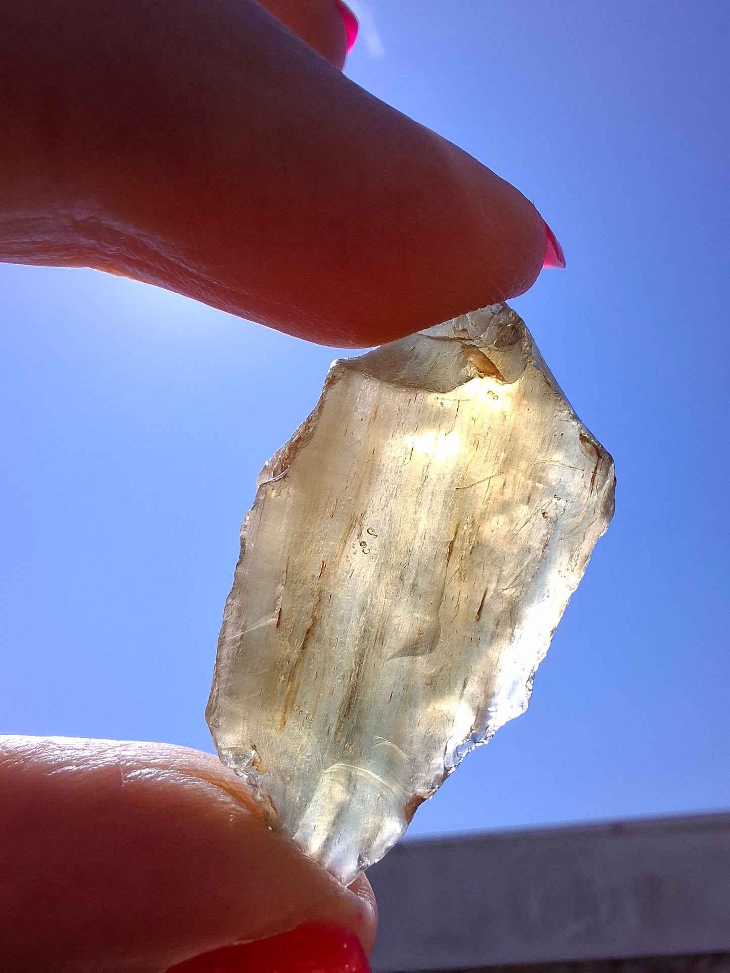Libyan Desert Glass (darker) Piece, 8.34g, Tektite (Ref: L1370)