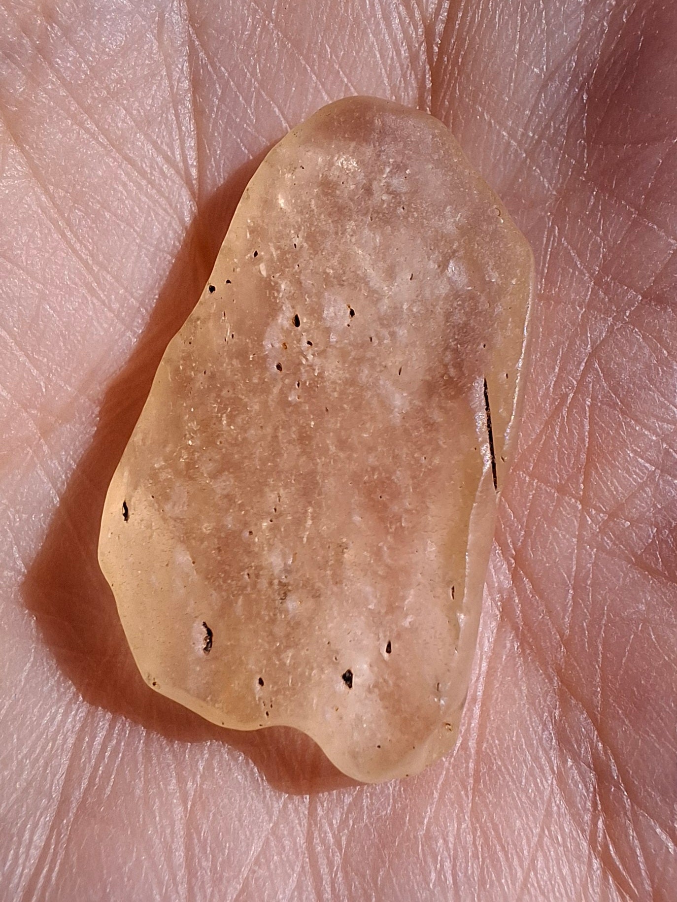 Libyan Desert Glass Piece, 2.88g, Tektite