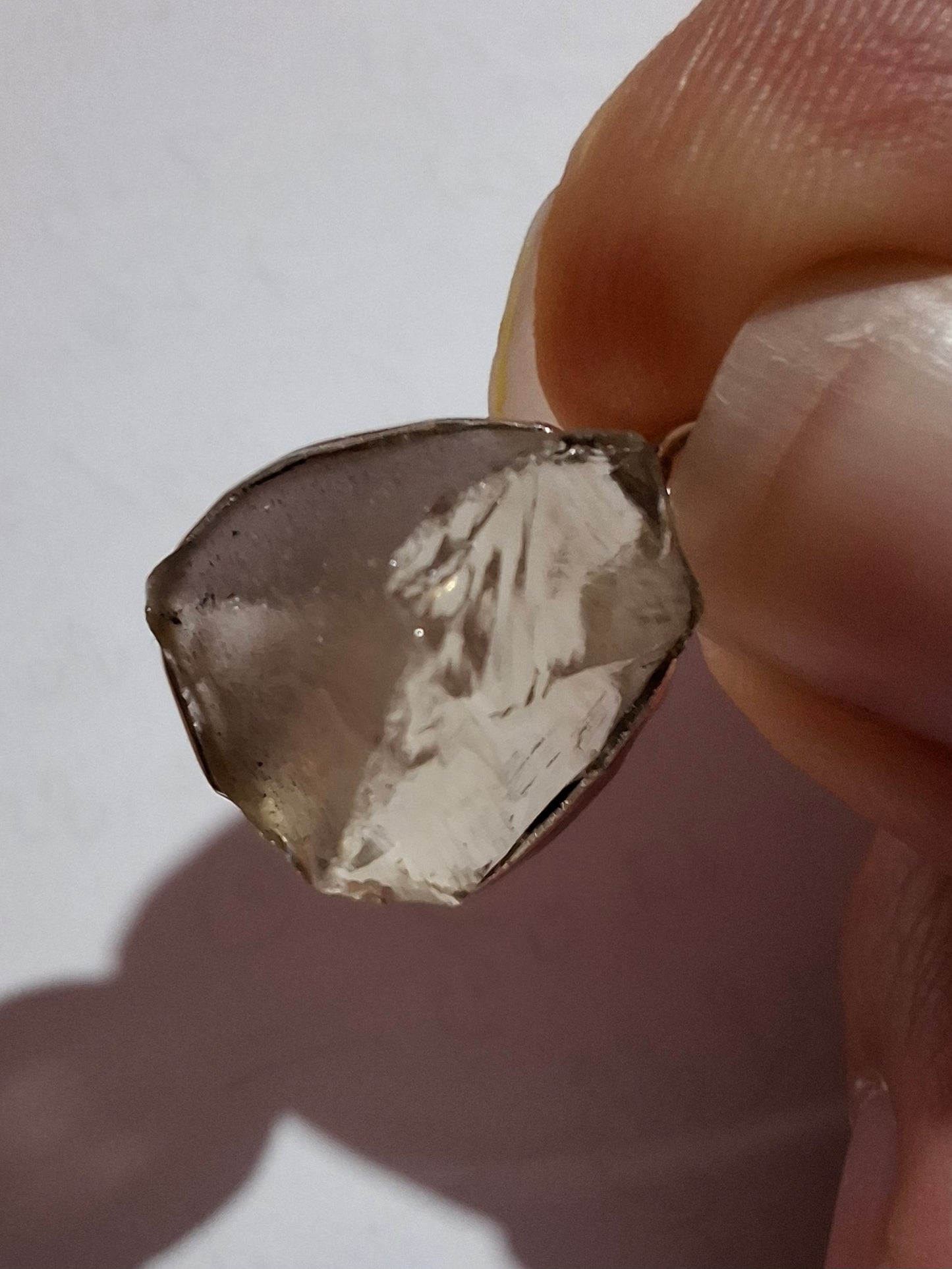 Libyan Desert Glass Pendant, 925 Silver, Tektite (Ref: LP76)