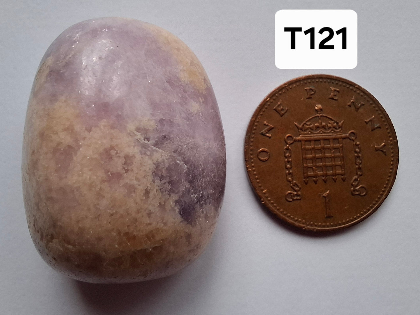 Lepidolite, Tumble Stone, Crystal (Ref: T121)