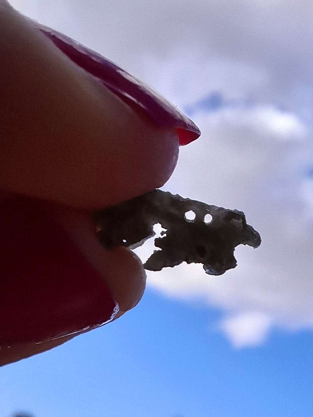 Moldavite Piece, SNOWFLAKE, FROSTED, BRUSNA, Tektite (Ref: 1495)