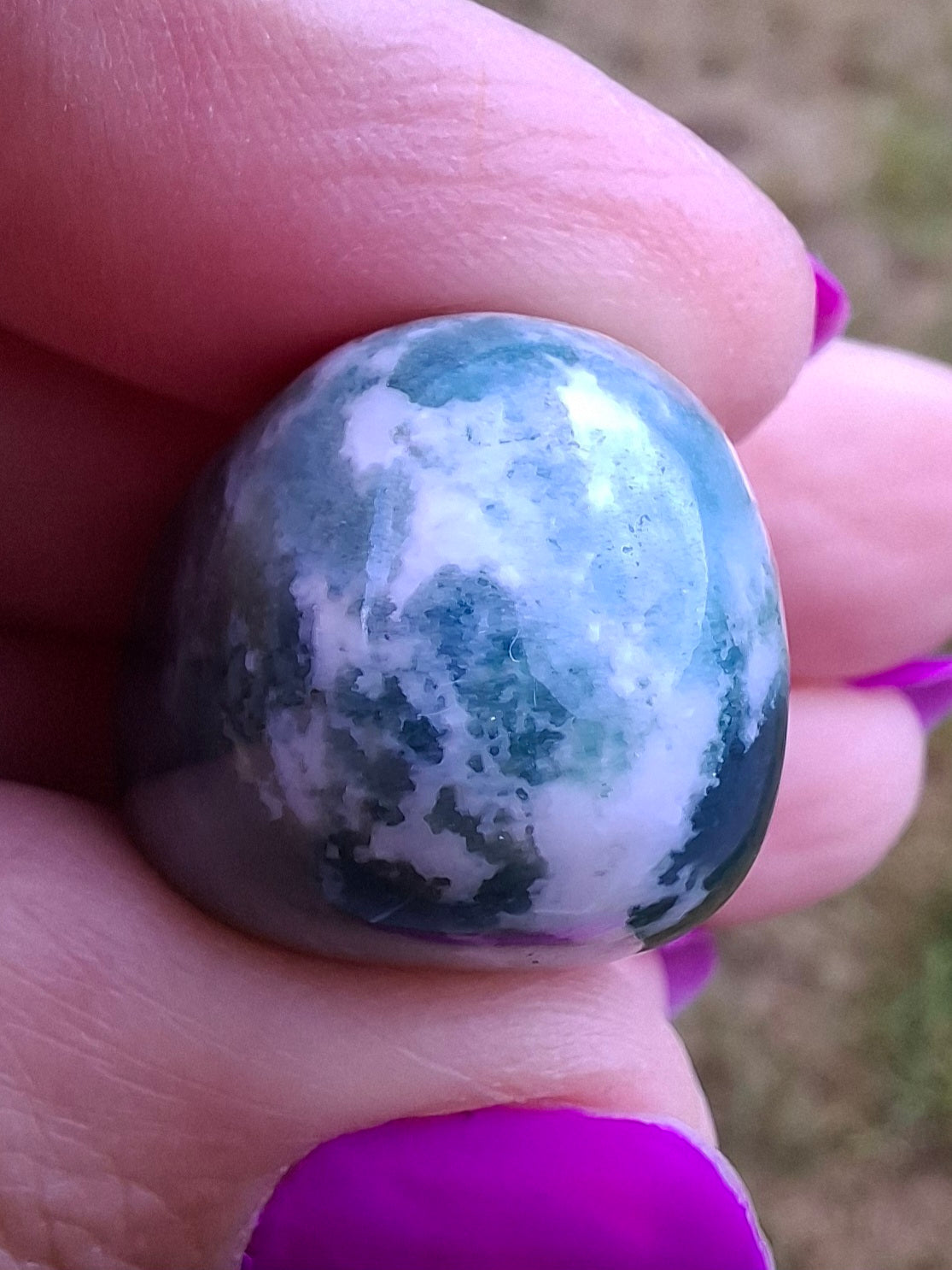Tree Agate, Tumble Stone, Crystal (Ref: T4)