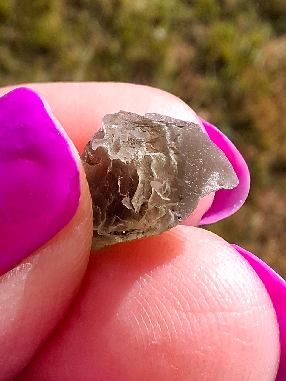 Moldavite Piece, 0.79g, Tektite (Ref: 1441)