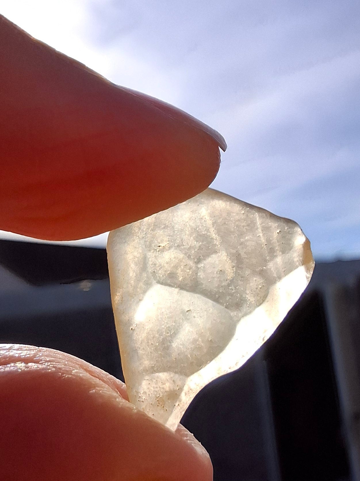 Libyan Desert Glass small Piece, 1.10g, Tektite (Ref: L1349)