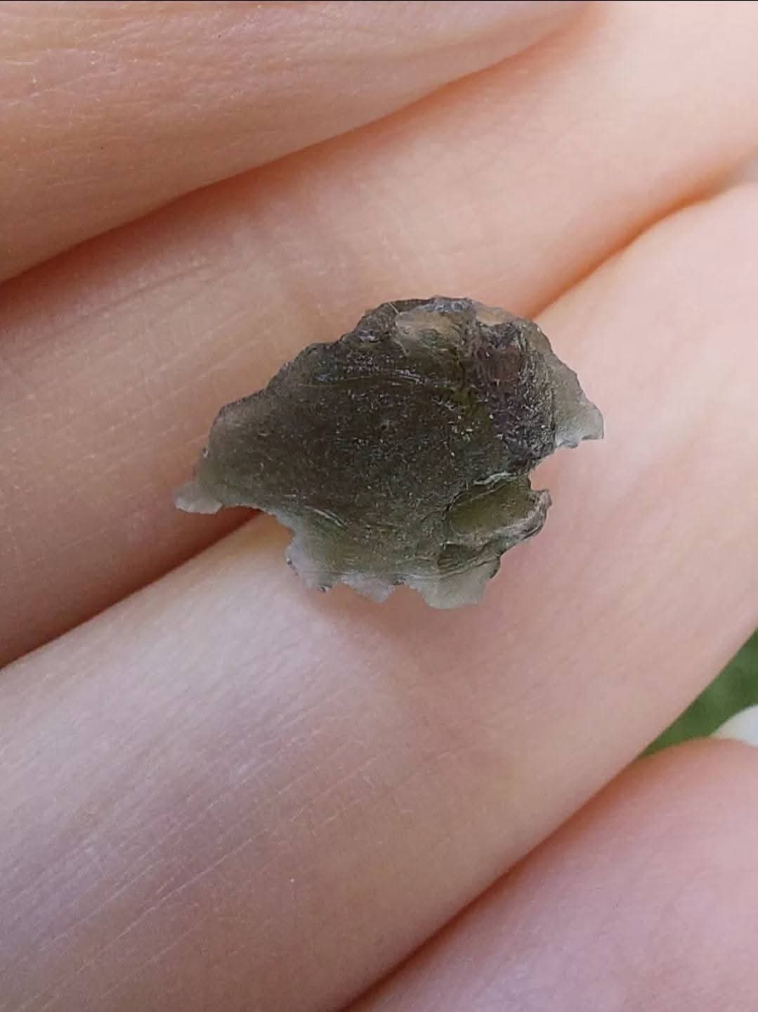 Moldavite Piece, 0.63g, Tektite (Ref: E254)